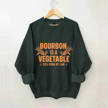 Funny Bourbon 51% Corn by Law Whiskey Sweatshirt