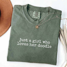 Just A Girl Who Loves Her Doodle T-Shirt