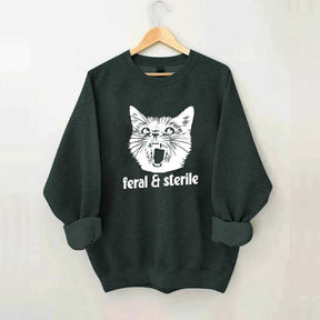 Feral and Sterile Cat Sweatshirt