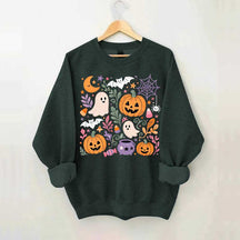 Floral Halloween Fall Spooky Season Sweatshirt