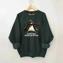 Tactical Penguin Flight Was Never An Option Sweatshirt