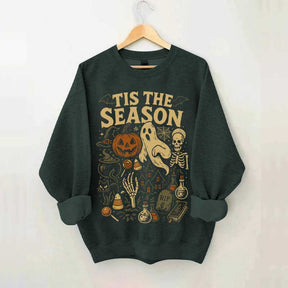 Tis' the Season Pumpkin Ghost Cute Sweatshirt
