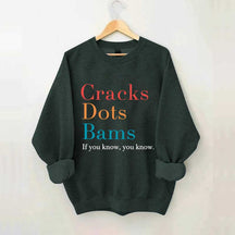 Cracks Dots Bams Sweatshirt