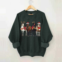 Horse Christmas Funny Sweatshirt