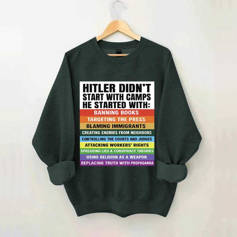 Anti Fascism Protest Sweatshirt