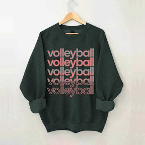 Cute Volleyball Retro Sweatshirt