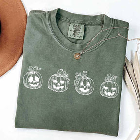 Minimalist Halloween Pumpkin T-Shirt