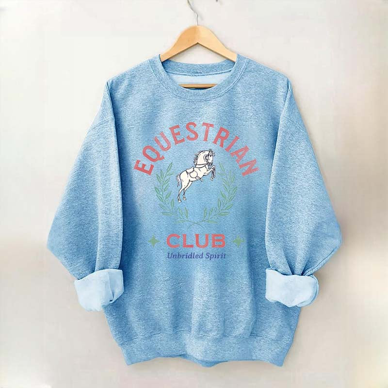 Equestrian Club Retro Sweatshirt