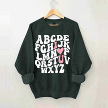 ABCs I Love You Valentines Sweatshirt