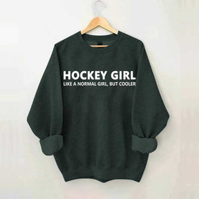 Ice Hockey Daughter Girl Sweatshirt