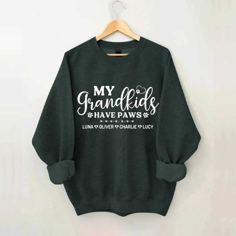 Personalized Fur Grandma Dog Sweatshirt