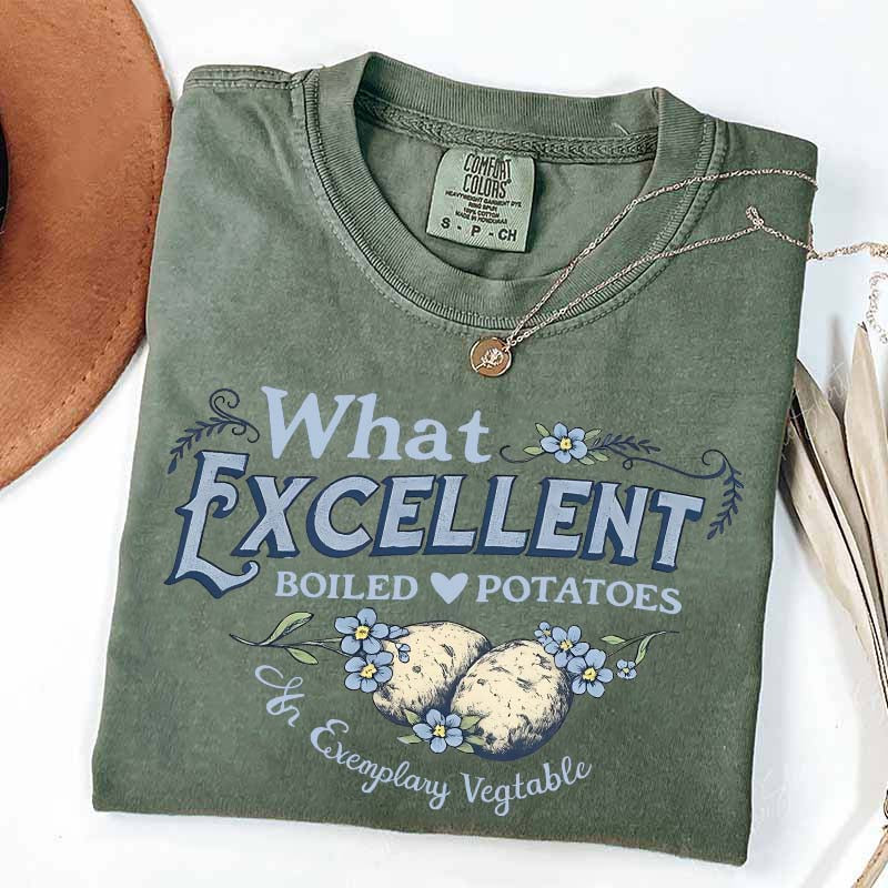 What Excellent Boiled Potatoes Funny Meme T-Shirt