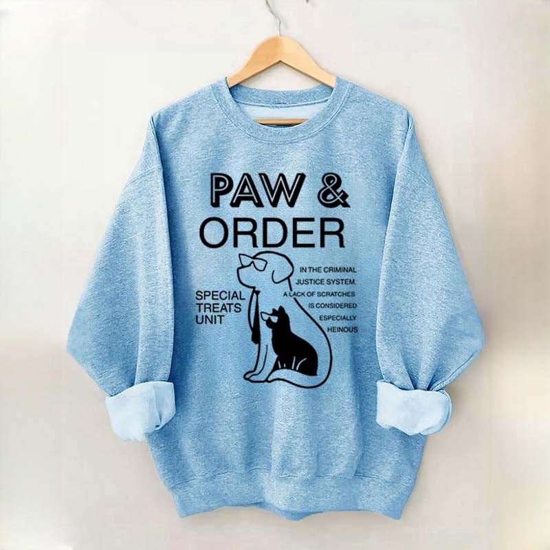 Paw And Order Fur Mama Sweatshirt