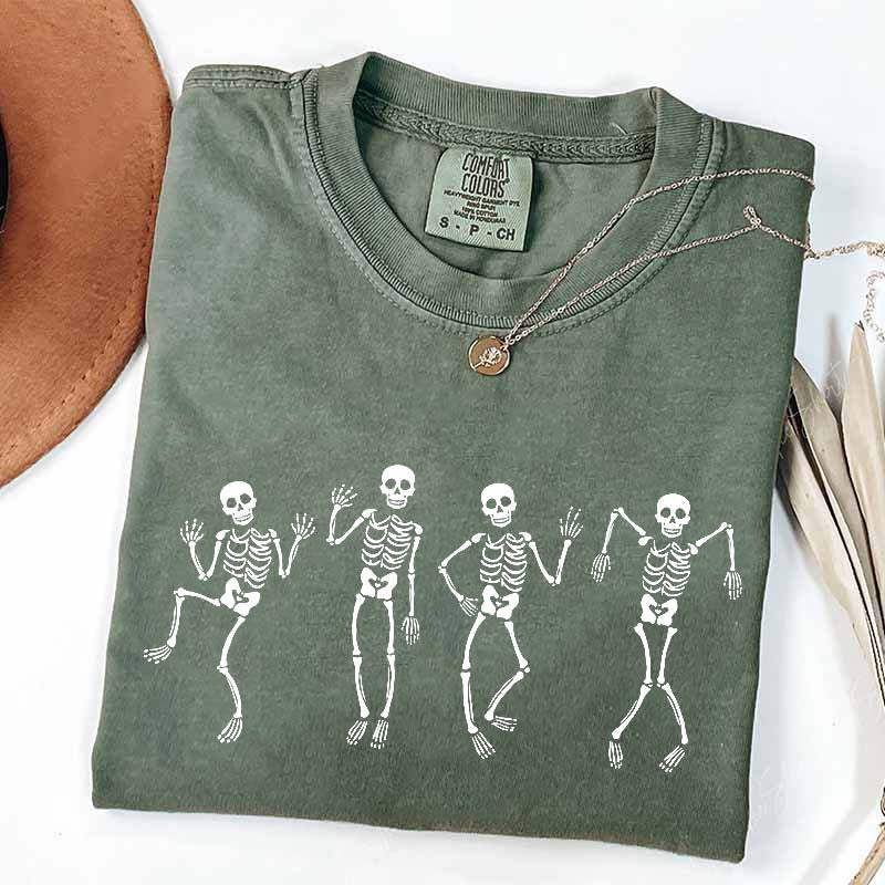 Comfort Colors Minimalist Dancing Skeleton T-Shirt