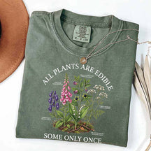 Dark Academia All Plants Are Edible Some Only Once Cute T-Shirt
