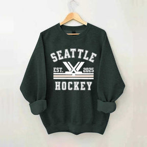 Retro Seattle Hockey Sweatshirt