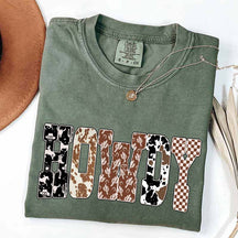 Comfort Colors Howdy Cowgirl Cute T-Shirt