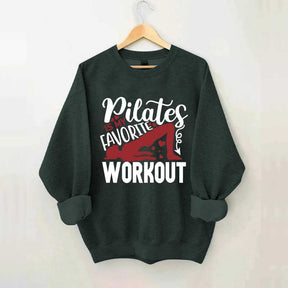 Pilates Workout Statement Sweatshirt