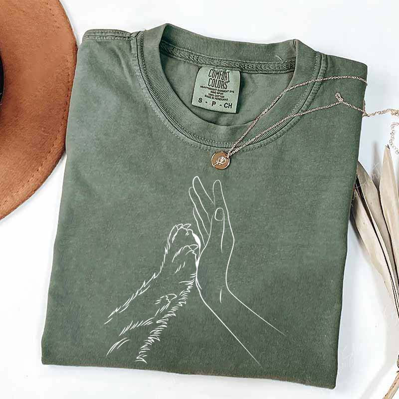 Animal Lover Paw Love T-Shirt