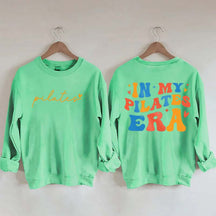 Pilates Era Workout Lover Sweatshrit