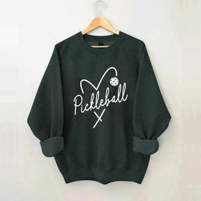 Pickleball Heart Sweatshirt
