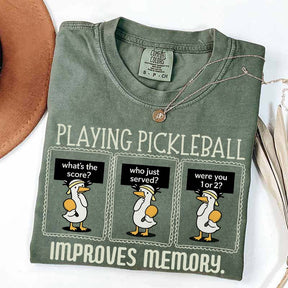 Pickleball Player Comfort Colors T-Shirt