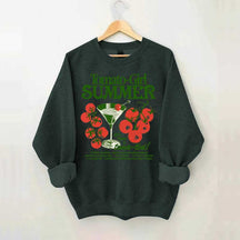 Vintage Tomato Girl Cocktail Sweatshirt