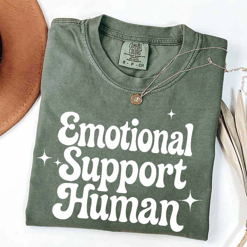 Emotional Support Human Minimalist T-Shirt