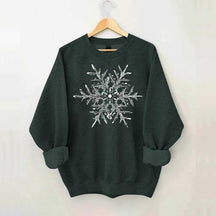 Minimalist Vintage Snowflake Sweatshirt