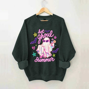 Hot Ghoul Summer Spooky Sweatshirt