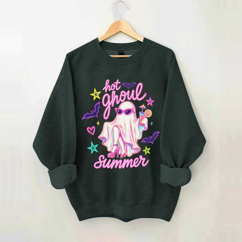 Hot Ghoul Summer Spooky Sweatshirt