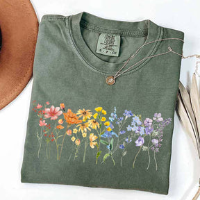 Wildflower LGBT Rainbow Floral T-Shirt