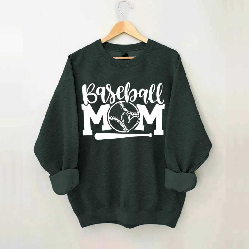 Trendy Mom Life Baseball Sweatshirt