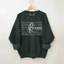 Runner Words Marathon Sweatshirt