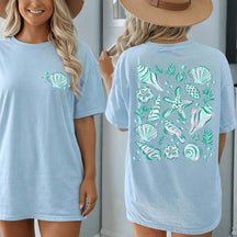 Summer Seashells Comfort Colors T-Shirt