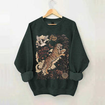 Retro Tiger Wild Cat Sweatshirt