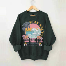 Stay Salty Bible Verse Beach Sweatshirt