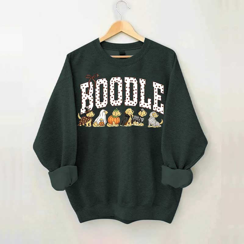 Halloween Goldendoodle Cute Dogs Sweatshirt