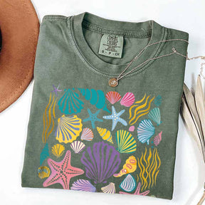 Vintage Seashells Ocean T-Shirt