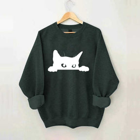 Cute Black Cat Owner Sweatshirt