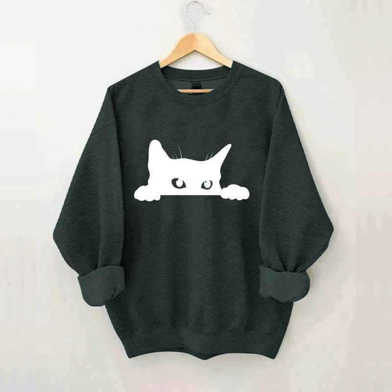 Cute Black Cat Owner Sweatshirt