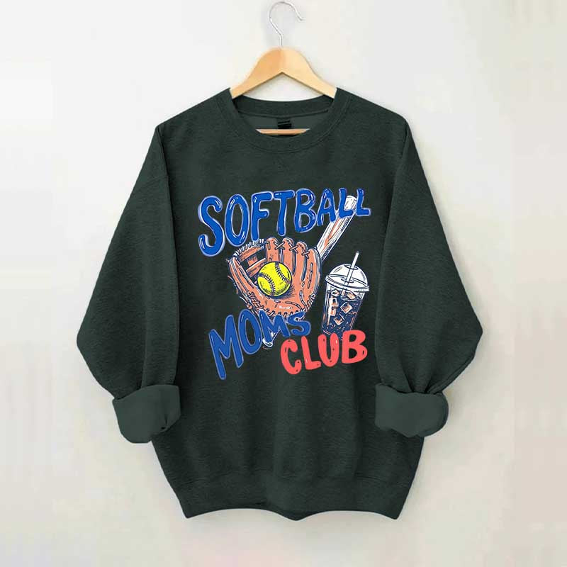 Softball Moms Club Sweatshirt