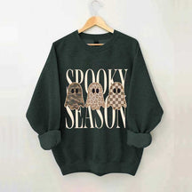Leopard Ghost Spooky Season Sweatshirt