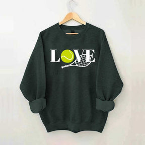 Cute Love Tennis Player Sweatshirt