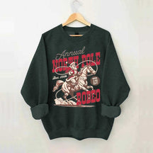 Annual North Pole Rodeo Western Christmas Sweatshirt