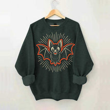 Retro Bat Spooky Season Sweatshirt
