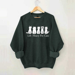 Lift Heavy Pet Cat Gym Sweatshirt