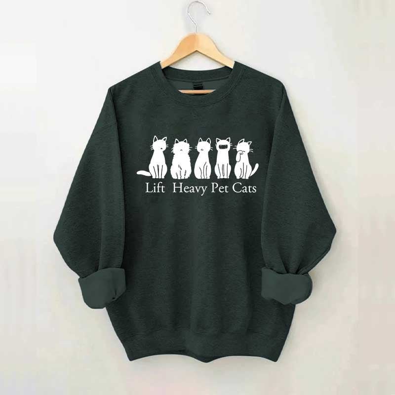 Lift Heavy Pet Cat Gym Sweatshirt