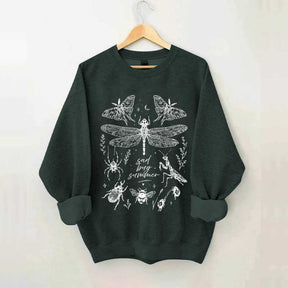 Retro Sad Bug Summer Nature Sweatshirt