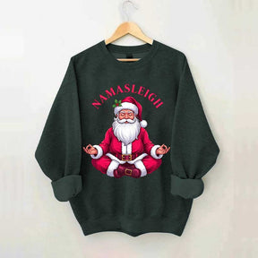 Namasleigh Santa Sweatshirt